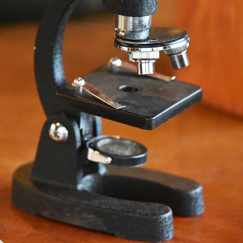 木箱付き 顕微鏡